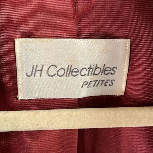 JH Collectibles Women’s Petite Navy Blue Pure Wool Fully Lined Blazer Size 10P - Picture 5 of 7